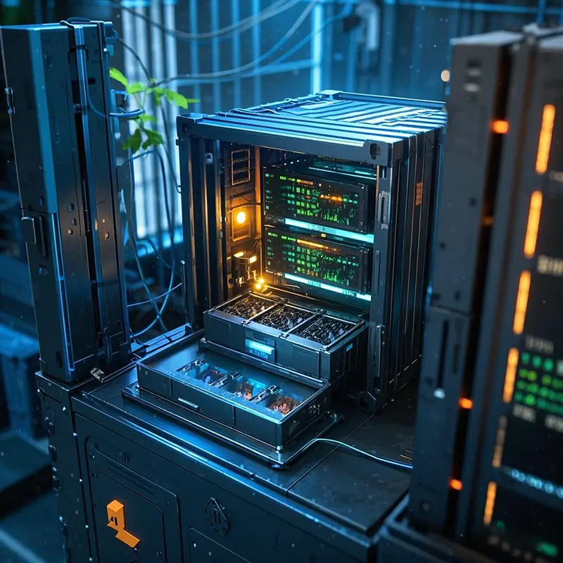 Co je potrubí pro počítačovou místnost s kontejnerem virtuálních měn?