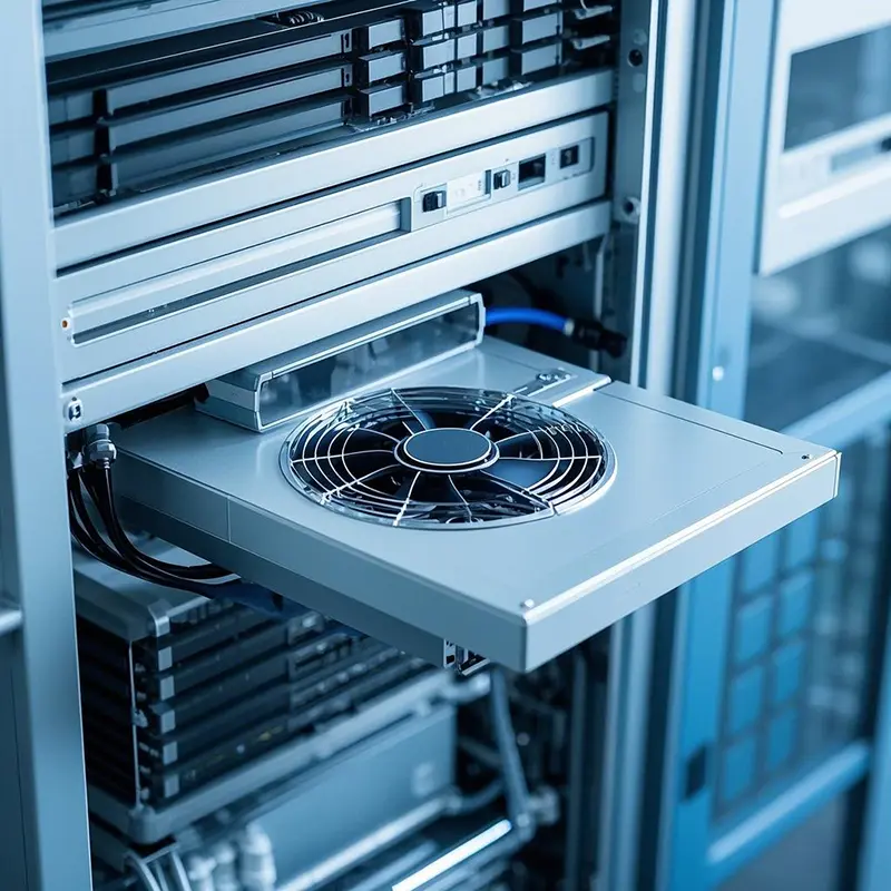 Potrubí z nerezové oceli pro serverovou skříňku